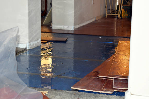 Professional Sewage Cleanup technician working in Matlock, IA